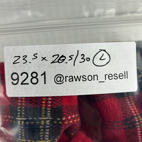 Polo Ralph Lauren Golf Crest Polo Shirt Size Large USA Made Plaid Retro USA Made - Picture 6 of 6